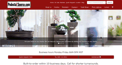 Desktop Screenshot of pedestalsource.com