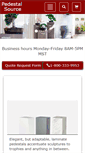 Mobile Screenshot of pedestalsource.com